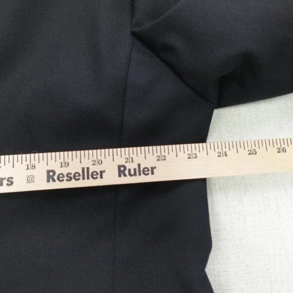 Stafford Tuxedo Suit Mens 48 Regular Black Wool Blend Formal Wear 2 Piece Set - Picture 6 of 15